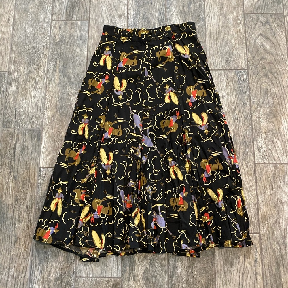 Vintage western theme skirt